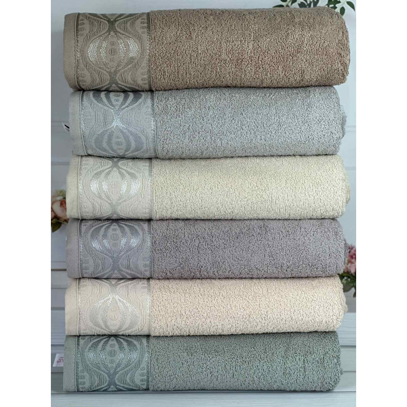 Spiral Durul махрові рушники 50х90см., 6 шт/уп. Туреччина (59320)