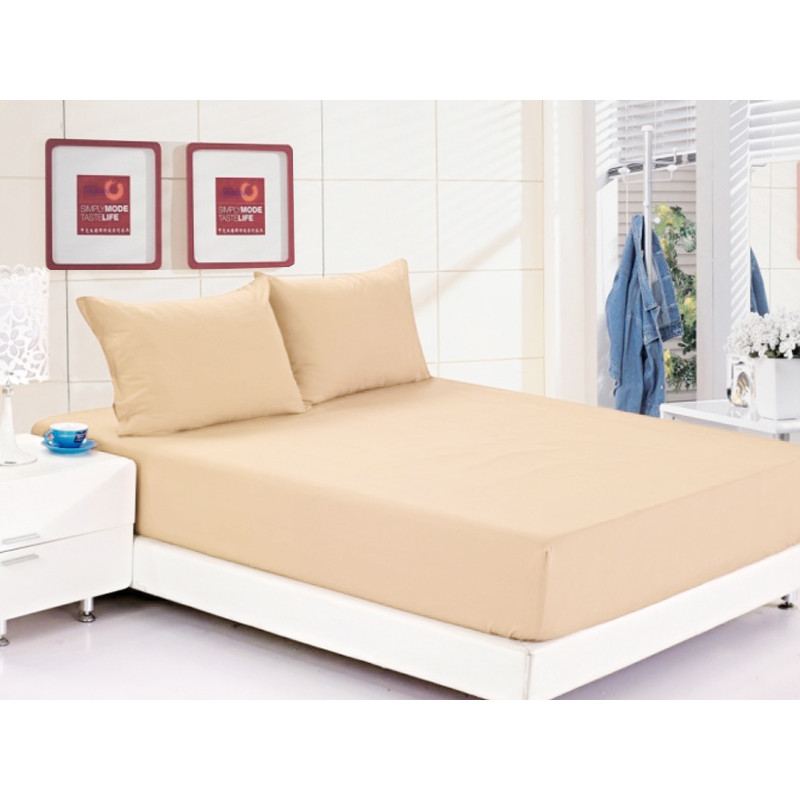 Постільна білизна Ранфорс Літо РЛ302 Leleka-Textile 160х200+25 бежевий (232/576)