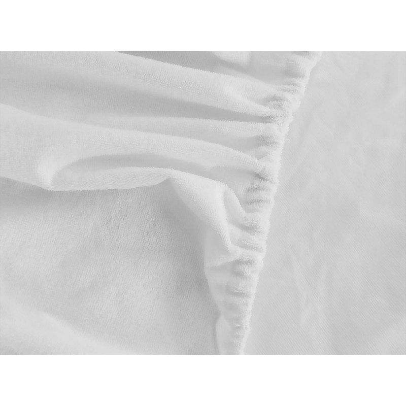 Водонепроникне простирадло на резинці Leleka-Textile 120х200 білий (291/3492)