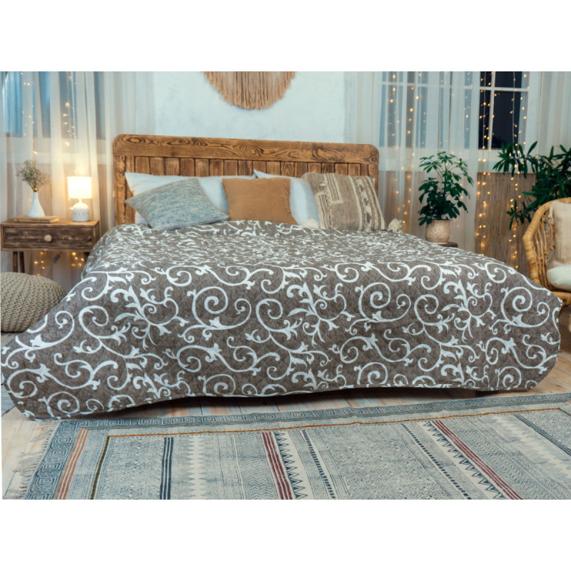 Ковдра-Покривало поліестер (П-766) Leleka-Textile 140х205 кольоровий (550/1404)