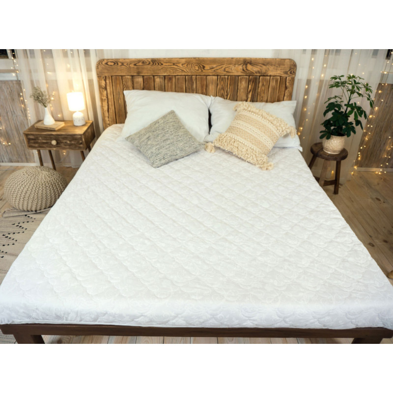 Наматрацник з бортами Leleka-Textile 120х200 білий (659/594)