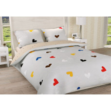 Постільна білизна Ранфорс Органік Р 510Д Leleka-Textile сімейний кольоровий (1623/4695)