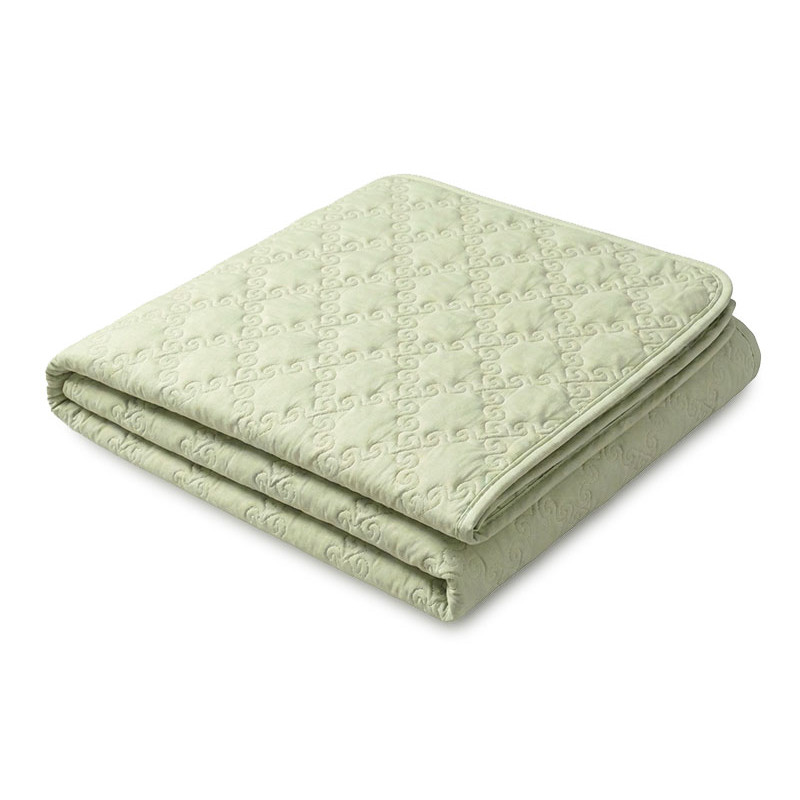 Покривало стьобане Фісташка (egypt) Leleka-Textile 220*240 Фісташковий (1916/6623)
