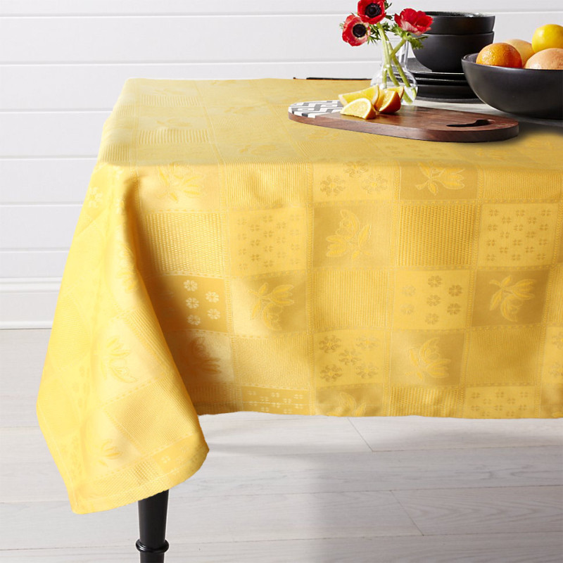 Скатерть М5 горчичная (145х220)