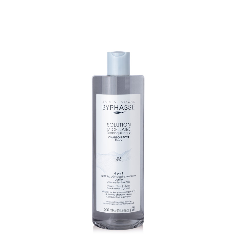 Byphasse Micellar Make Up Remover Solution With Activated Charcoal