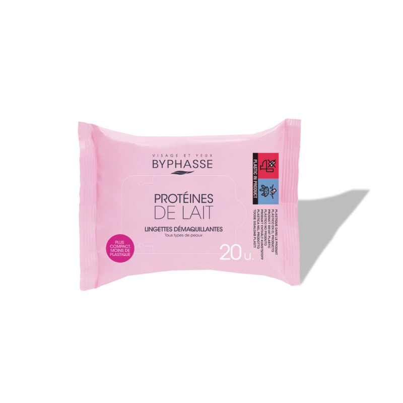 Byphasse Make Up Remover Wipes With Milk Proteins All Skin Types