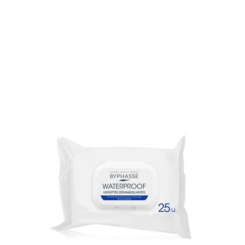 Byphasse Waterproof Make Up Remover Wipes Sensitive Skin