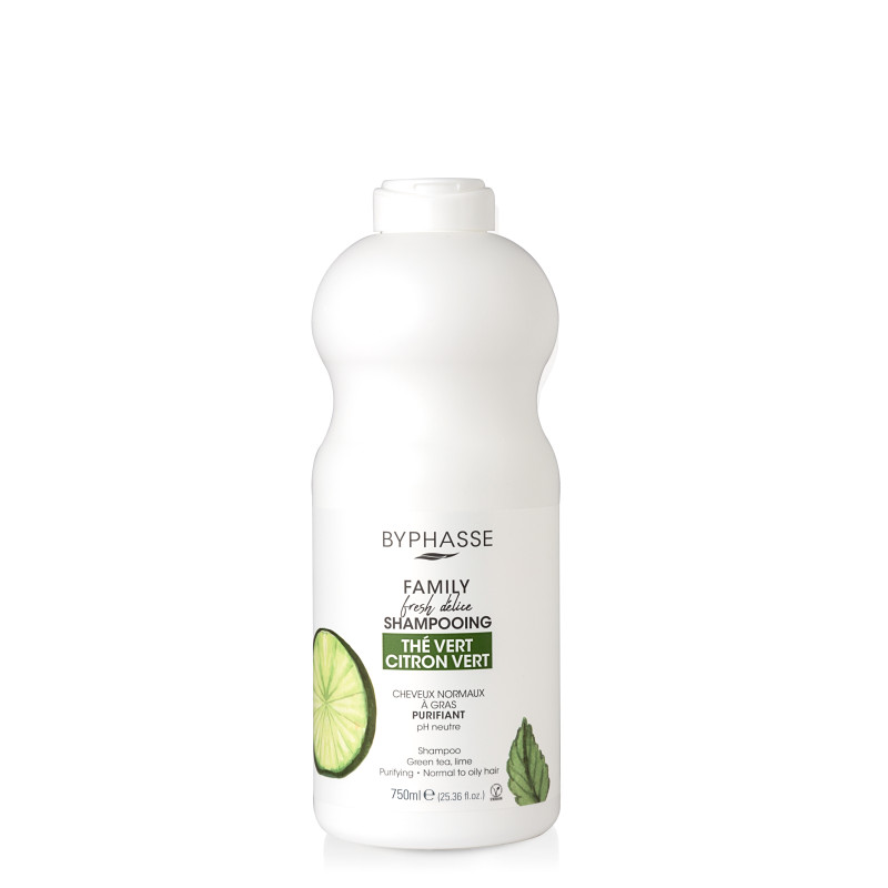 Byphasse Family Fresh Delice Shampoo Green Tea & Lime Normal To Oily Hair