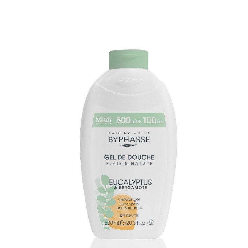 Byphasse Plaisir Nature Shower Gel Eucalyptus and Bergamot