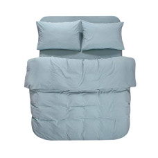 Постільна білизна Lotus Home Washed cotton - Kansas блакитний євро
