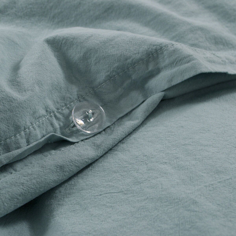 Постільна білизна Lotus Home Washed cotton - Kansas блакитний євро