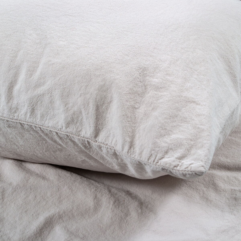 Постільна білизна Lotus Home Washed cotton - Kansas бежевий євро