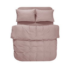 Постільна білизна Lotus Home Washed cotton - Kansas пудровий євро