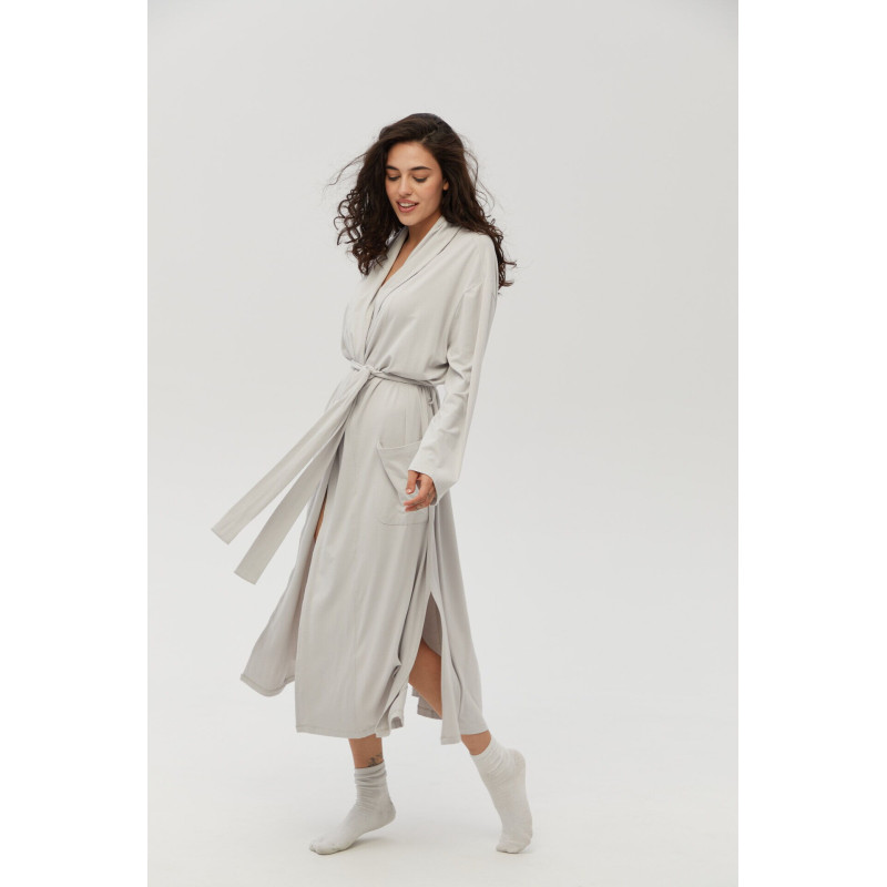 Халат Lotus Home - Affi grey S/M