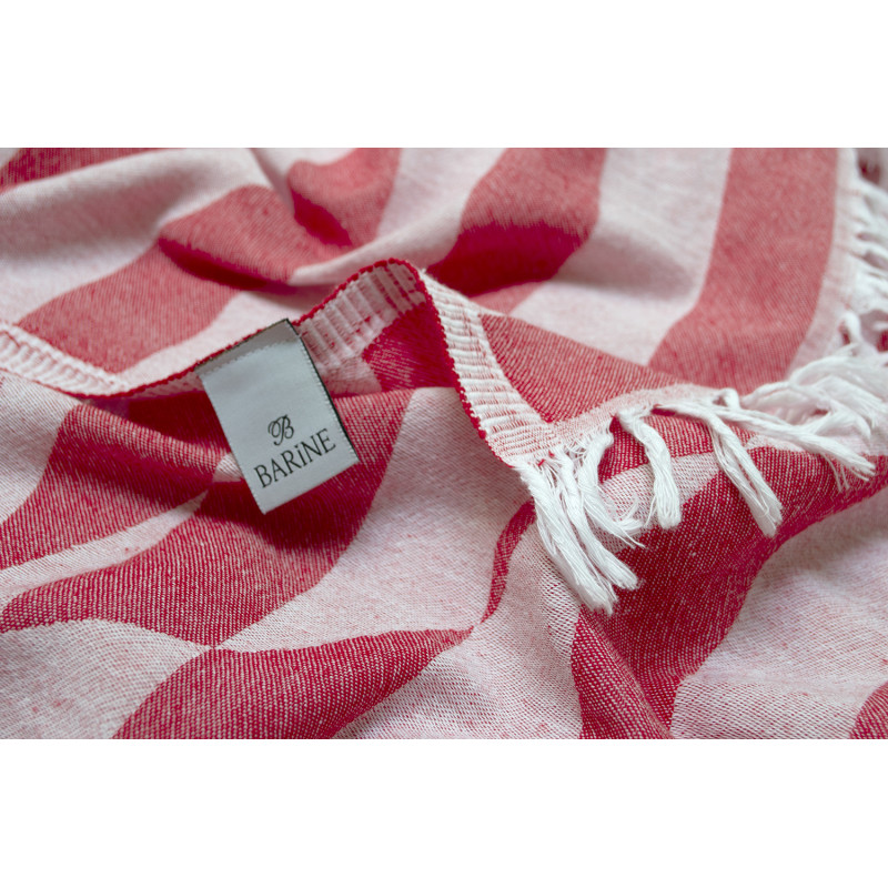Рушник Barine Pestemal - Undercover Anchor 95*175 Red червоний