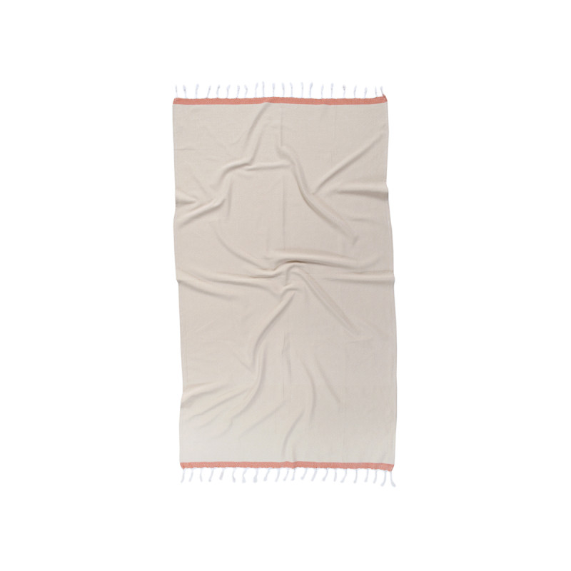 Рушник Barine Pestemal - Basak 95*165 Beige-Orange бежевий-помаранчевий