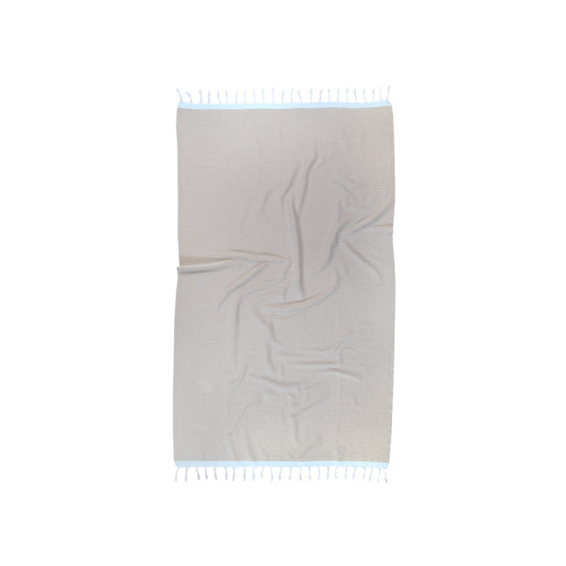 Рушник Barine Pestemal - Basak 95*165 Beige-Mint бежевий-ментоловий