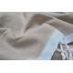 Рушник Barine Pestemal - Basak 95*165 Beige-Mint бежевий-ментоловий