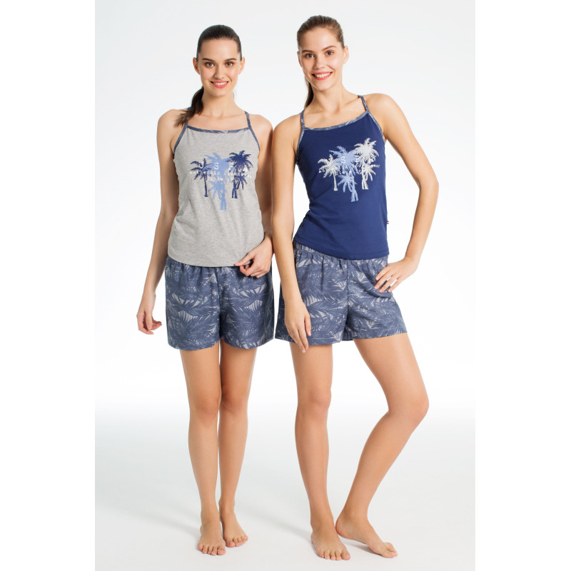 Домашній одяг US Polo Assn - Майка і шорти 15637 сірі, S