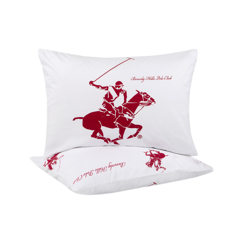 Наволочки Beverly Hills Polo Club - BHPC 004 Red 50*70 (2 од)