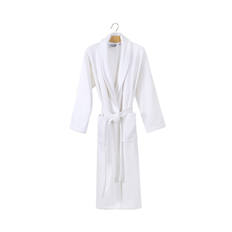 Халат махровий unisex Lotus Home - Basic Line white 3XL