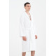 Халат махровий unisex Lotus Home - Basic Line white S