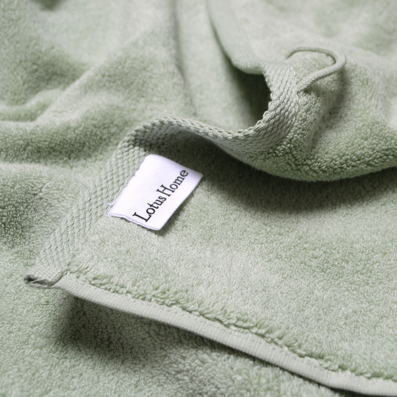 Рушник для обличчя Lotus Home Hotel Premium microcotton sage green 50×90 550 г/м