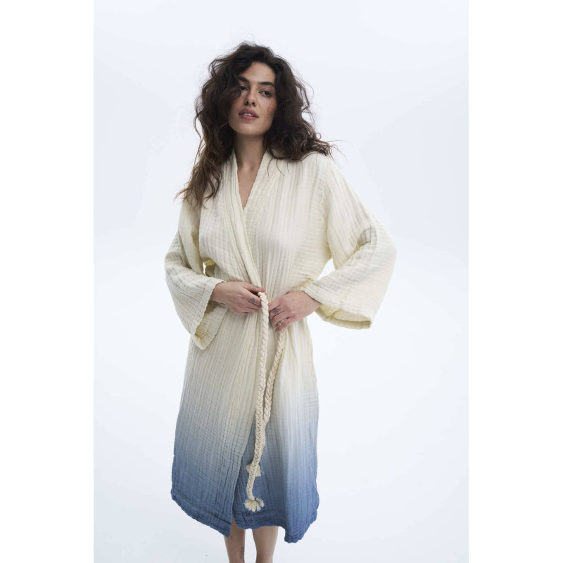 Халат Lotus Home Nitra муслинова бавовна L/XL