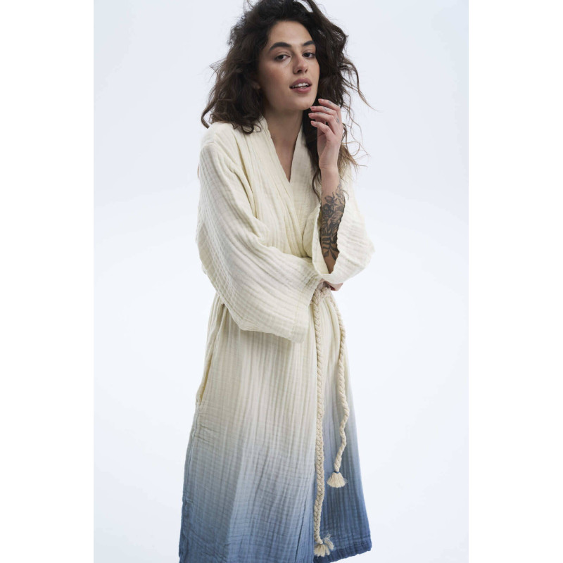 Халат Lotus Home Nitra муслинова бавовна L/XL