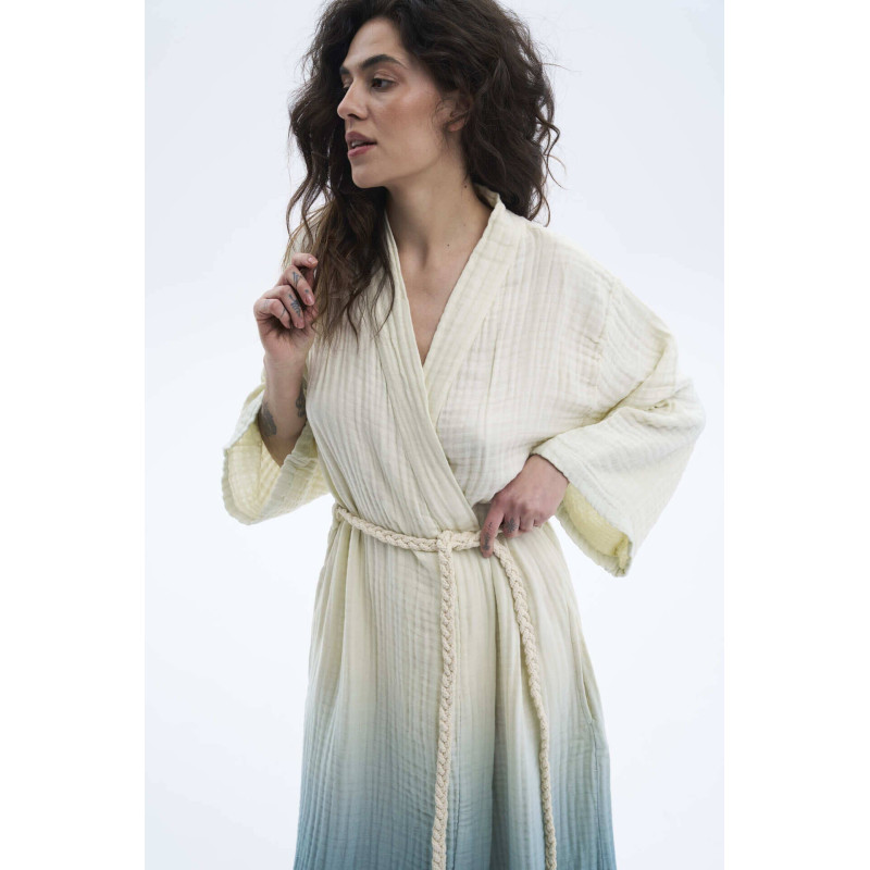 Халат Lotus Home Nitra муслинова бавовна L/XL