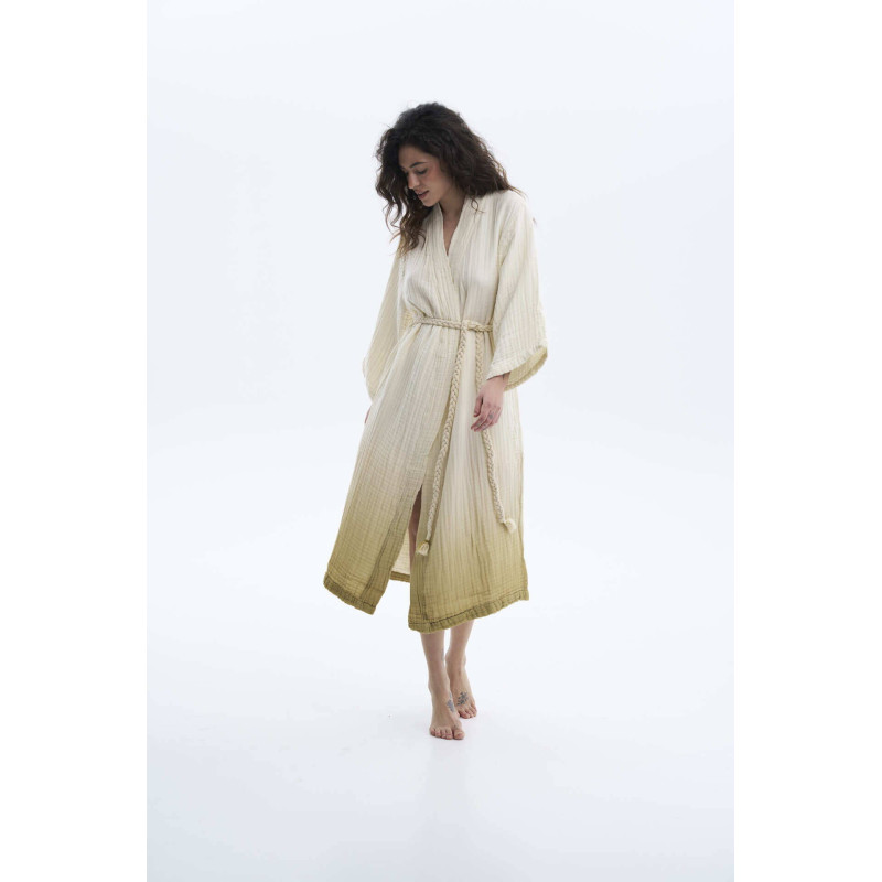 Халат Lotus Home Nitra муслінова бавовна L/XL