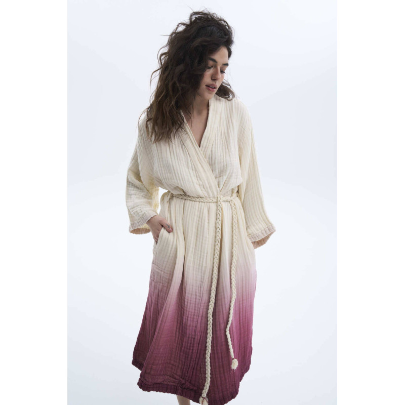 Халат Lotus Home Nitra муслинова бавовна L/XL