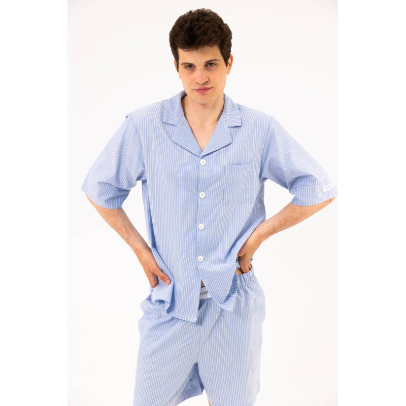 Піжама unisex Lotus Home - City Shorts блакитний XS
