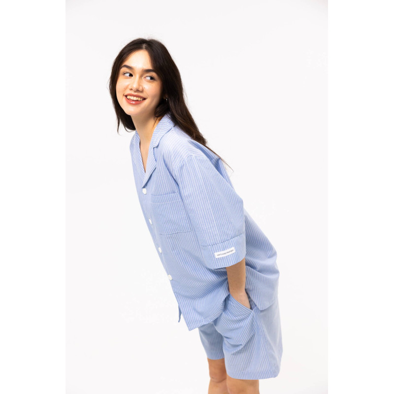 Піжама unisex Lotus Home City Shorts блакитний M