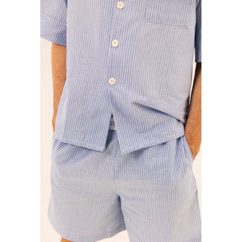 Піжама unisex Lotus Home City Shorts блакитний M