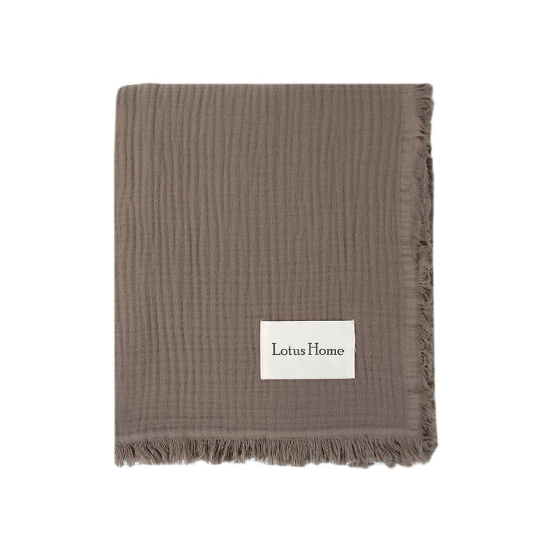Покривало Lotus Home Napa muslin brown 200*220