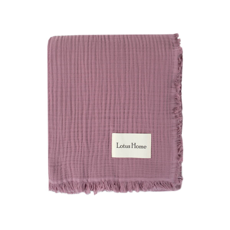 Покривало Lotus Home Napa muslin бузкове