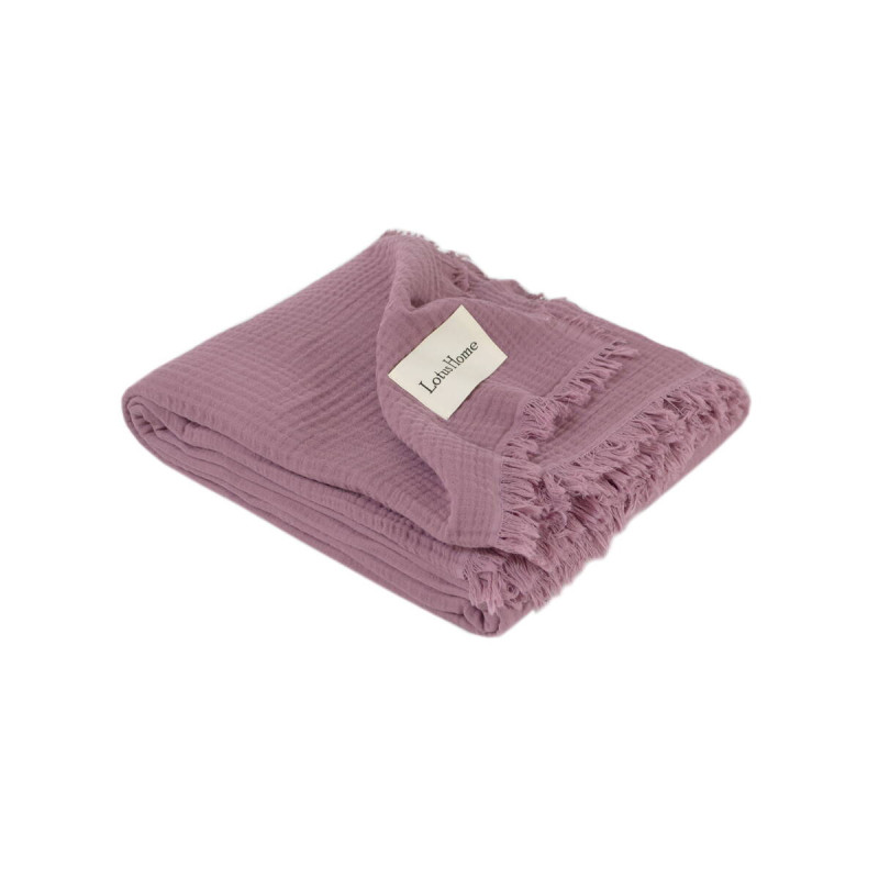 Покривало Lotus Home Napa muslin бузкове