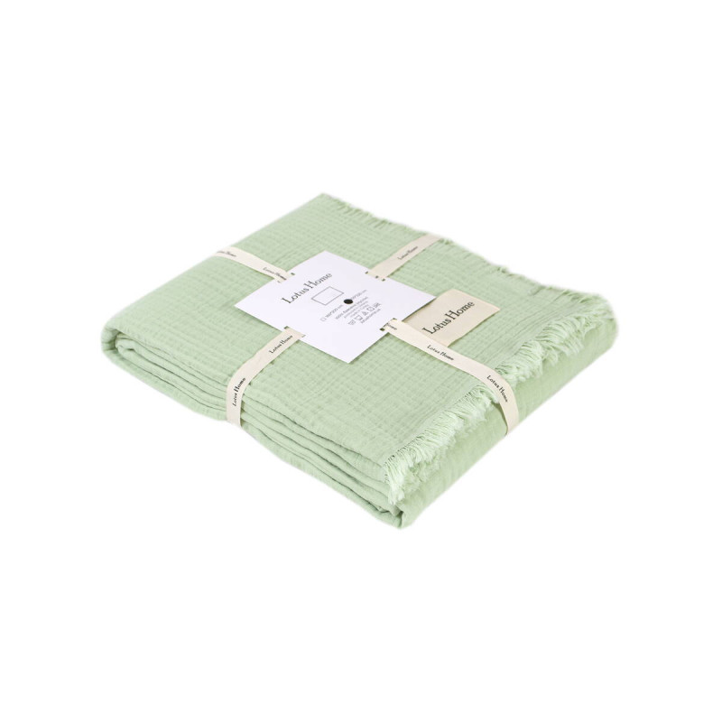 Покривало Lotus Home Napa muslin pistachio 200*220
