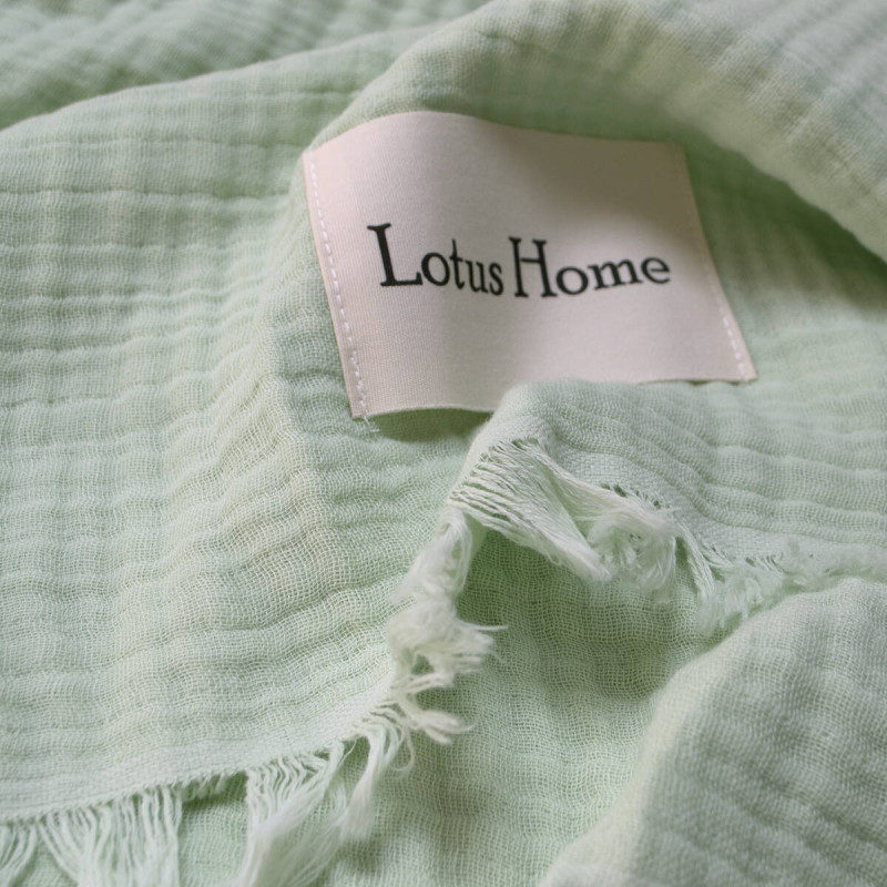 Покривало Lotus Home Napa muslin pistachio 200*220