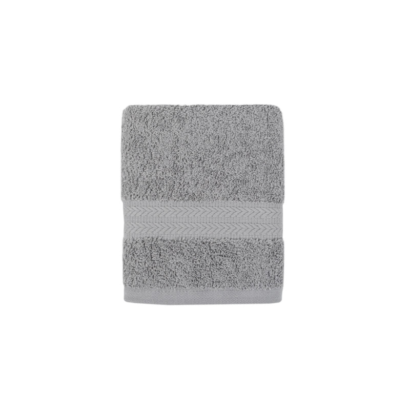 Рушник для обличчя Karaca Home Charm Exclusive, сірий, махра 50×90 см