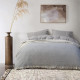 Покривало Lotus Home Premium Stripe, 100% бавовна, антрацит, 190×225 см