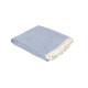 Бавовняне покривало Lotus Home Premium Stripe синє, піке, 190×225 см