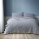 Бавовняне покривало Lotus Home Premium Stripe синє, піке, 190×225 см