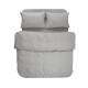 Постільна білизна Lotus Home Washed Cotton Kansas сіра, євро
