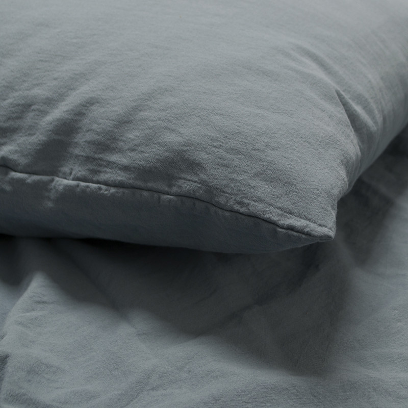 Постільна білизна Lotus Home Washed Cotton Kansas, євро, денім