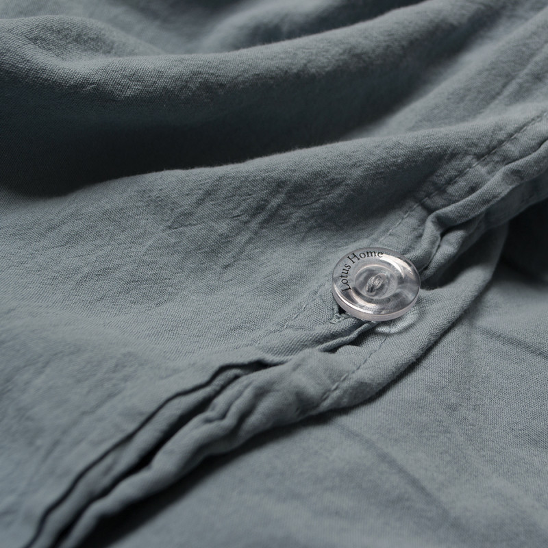 Постільна білизна Lotus Home Washed Cotton Kansas, євро, денім