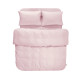 Постільна білизна Lotus Home Kansas, євро, Washed Cotton, рожева