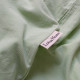 Постільна білизна Lotus Home Washed Cotton Kansas євро, світло-зелена