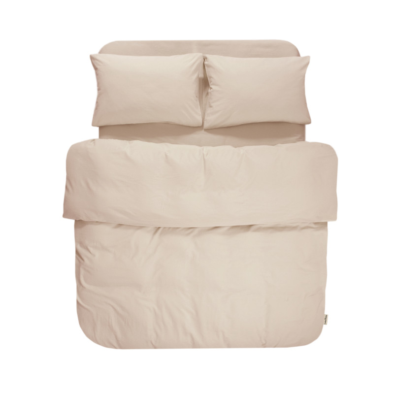Постільна білизна Lotus Home Washed Cotton Kansas пісочна, євро